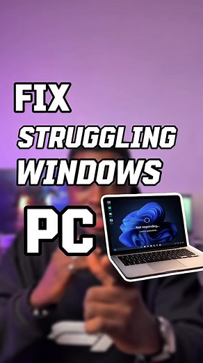 Fix Struggling Applications On Windows PC #pctips #windows #computertricks #microsoft #techtok