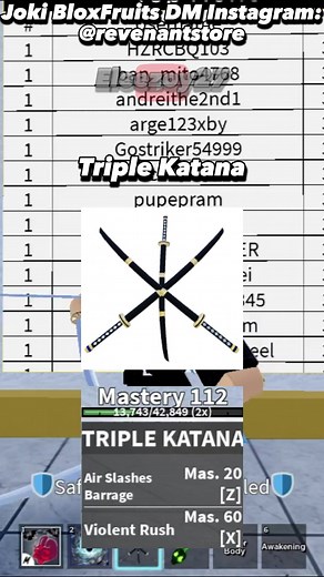 Uncommon Sword Triple Katana Showcase Update