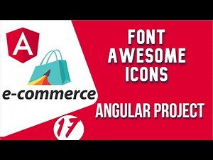 Angular project tutorial #17 Add Font awesome icons | Angular E-commerce Project