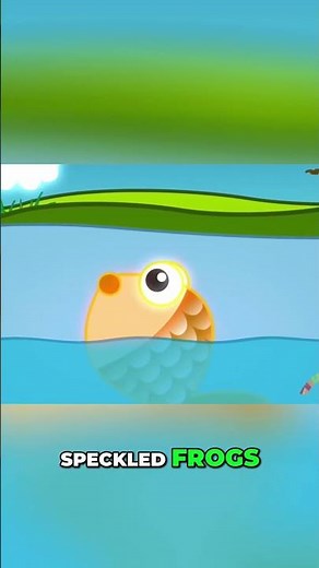 Little Speckled Frogs: Counting Fun Song! #shorts