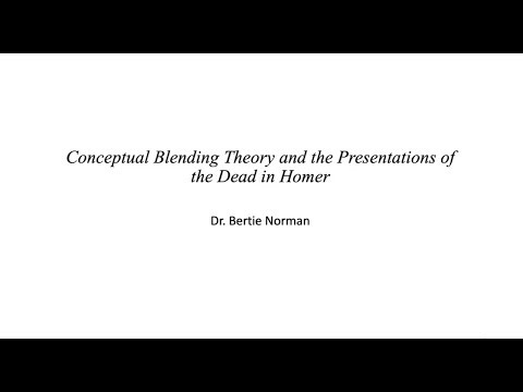 Conceptual Blending: the Invention of Ghosts in Homer