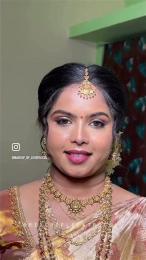 ✨ South Indian Bridal Makeup Transformation | Kerala Bride Wedding Look 💍👰‍♀️