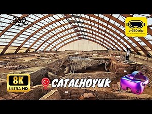 Catalhoyuk, The First House in History - 8K 360 VR Video - Virtual Reality 360 Trip