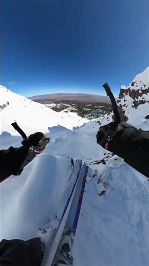 GoPro | Rowdy Backcountry Ski POV 🎬 Josh Daiek #Shorts #Ski