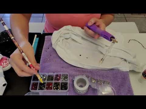 How to Bedazzle an Item with Rhinestones