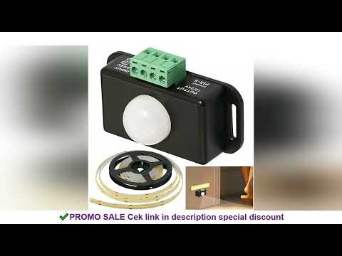 DC 12V 24V 6A IR Infrared Detector Light Switch Module Automatic Adjust PIR Motion Sensor Light Swit