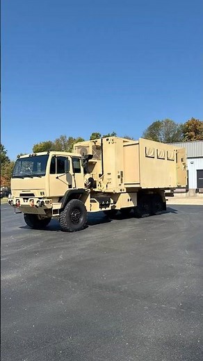 Sneak Peak 👀 of our 2008 M1087A1 Expandable Van Truck! More coming soon!