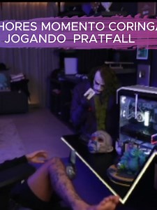 Coringa jogando Pratfall com a Squad da Resenha