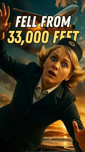 The Woman Who Fell 33,000 Feet and Survived! 😲