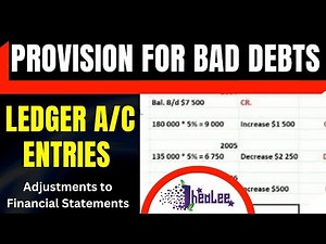 Provision for Doubtful Debts Accounting Entries | Adjustments to Financial Statements
