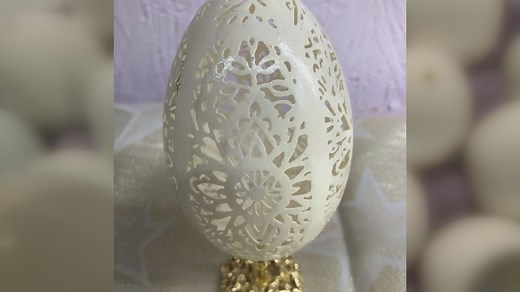 New book called Egg Carving for Beginners is a step-by-step guide