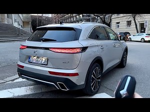 DS 7 2023 Facelift - EVENING POV test drive (COOL digital cockpit views & screen COLORS)