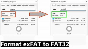 How To Format USB to Fat32 | Format exFAT to Fat32