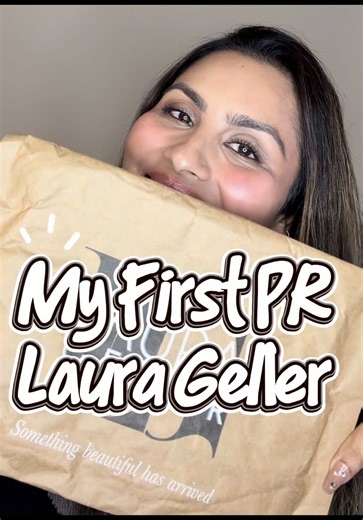 ✨My First PR @Laura Geller Beauty Super excited to be trying the newly launched Wonder Balm Hydrating Skin Tint Wonder Brush 💖 First impressions review included — adding radiance to my Honey Haze Warmth ✨💕 #MyGellerGlow #LauraGellerBeauty #LauraGellerAmbassadors #FirstImpression #Review