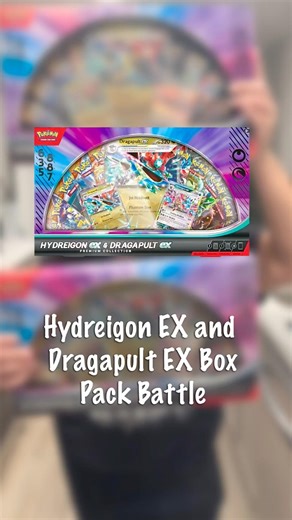 Picked Up these Premium Collection box with Dragapult EX and Hydreigon EX. exclusive to Best Buy.