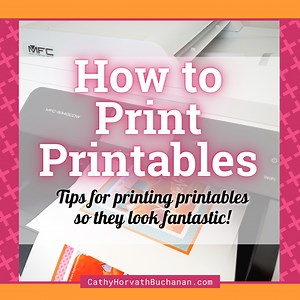 5 Tips for Printing Art Printables So They Look Fantastic!!