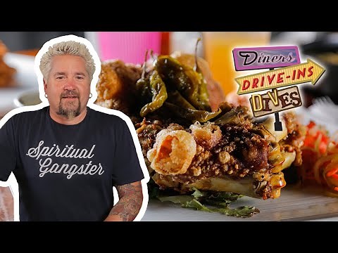 Guy Fieri Eats Crispy Pata | Diners, Drive-Ins and Dives | Food Network