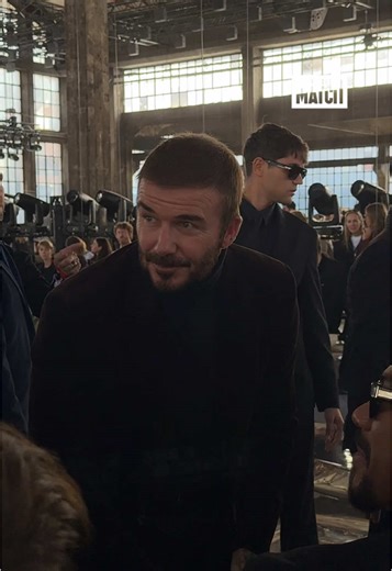 David Beckham at Milan Fashion Week