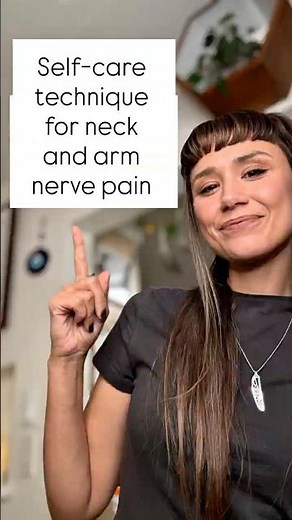 Self-care for neck and shoulder nerve pain