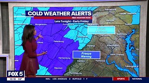 A geomagnetic storm is what caused the Northern Lights to appear across the skies Thursday night. Many of our viewers reported seeing them from Ocean City, Maryland to Shenandoah, Virginia. Jennifer Delgado has the forecast. | Fox 5 DC