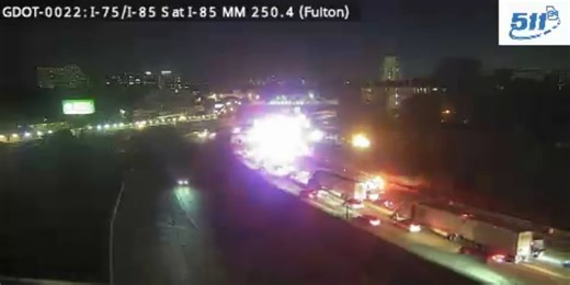 At least 1 injured in car accident on I-85, Atlanta police say