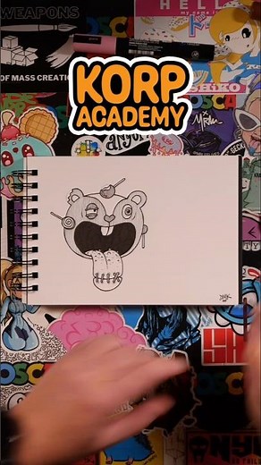 Todays Korp Academy tutorial is on how to draw Nutty from Happy Tree Friends.