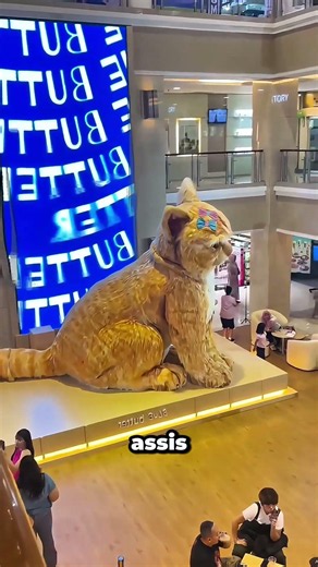 Cette statue géante de chat dissuade les voleurs sur-le-champ