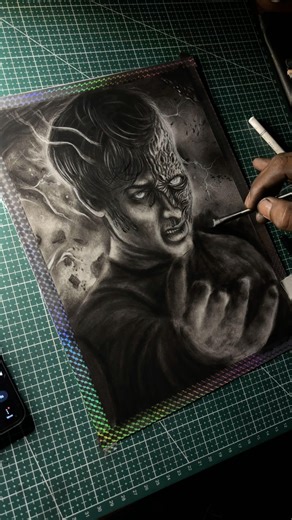 Realistic Sketch |Stranger things #strangerthings #drawing