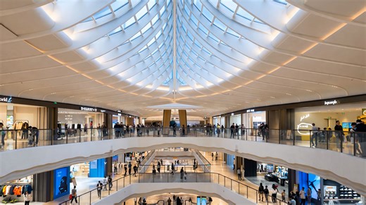 China built a mall with a ceiling that stretches across floors