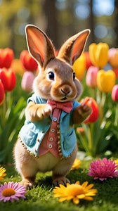 Dancing Easter bunnies 🐰 #bunnies #easter #eastereggs #AI | Agathe a Feeling