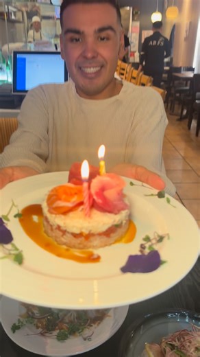 Christian Garcia | FREE sushi cake on your birthday?! This place got you covered Say lessss 🍣🎂🔥 Mine’s in March so best believe I’m coming back 😌 If you’re... | Instagram