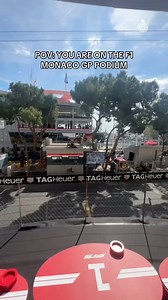 POV : The Formula 1 Grand Prix de Monaco podium like you've never seen it before 😎✨ -- POV : Le podium du Formula 1 Grand Prix de Monaco comme vous ne l'avez jamais vu auparavant 😎✨ #MonacoGP #F1 #Podium #MonacoCircuit | Automobile Club de Monaco