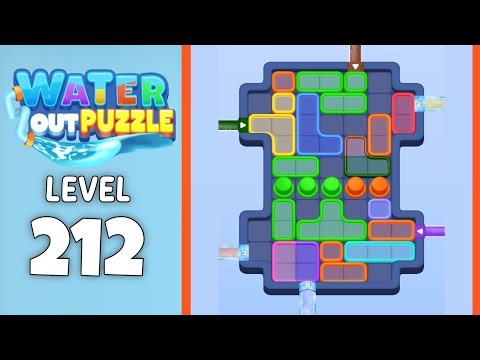 Water Out Puzzle level 212 solution