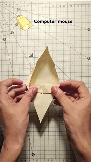 100% Simple & Clean Paper Computer Mouse Tutorial #CraftVideo