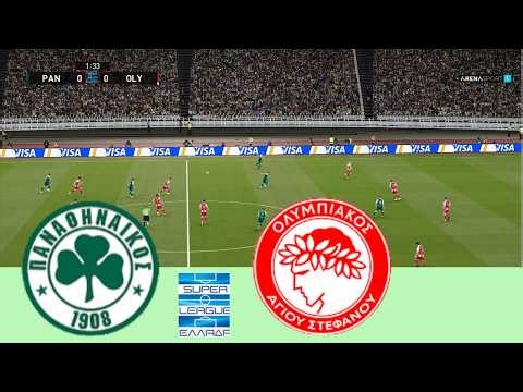 Παναθηναϊκός vs Ολυμπιακός – Super League Ελλάδας | Ζωντανή Μετάδοση | PES 2021 Simulation