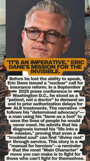 Eric Dane’s FINAL Mission: Fighting for ALS Patients 🎗️ #EricDane #als