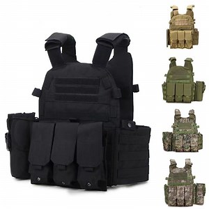 [Hot Item] Best-Selling Hunting Paintball Molle Plate Carrier Training Outdoor Lightweight Camouflage Tactical Vests