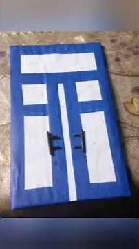 How to make a Beautiful Mini Door | DIY Cardboard & Paper Door #diy #door 🚪