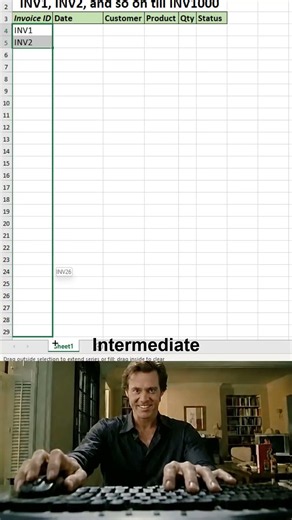 The fastest way to number rows 🤯 #exceltips #spreadsheets #office