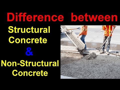 Difference between Structural and Non-Structural Concrete