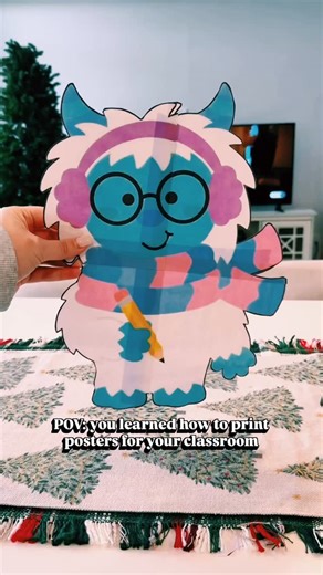 Elementary Teacher Resources made by Grace on Instagram: "Printing Classroom Posters at home using @adobe 👩‍🏫⬇️✨ ✨open any png/pdf in Adobe✨ 🖨️ Step 1: Click Print 📄 Step 2: Change settings to Print Posters 📐 Step 3: Adjust scale (I recommend 150%) 🛡️ Step 4: Laminate the printed pages ✂️ Step 5: Cut along the shapes 🧩 Step 6: Assemble it like a puzzle Perfect for elementary classrooms, bulletin boards, and visual displays without spending extra money on printing. Save this for your next