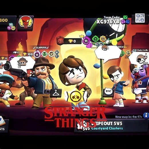 Quintet STRANGER THINGS🔥|#brawlstars#shorts#7x7#haul#gugugaga