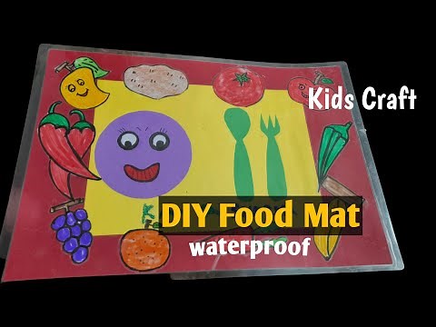 DIY Tablemats For Kids | Water Proof | Easy To Clean | Easy To Make | kids Craft | Creative