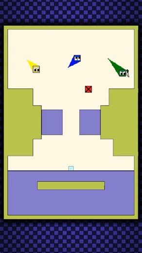 square race 🟩🟨🟦🟥 Who win❓️ #gaming #shorts #games #gameplay