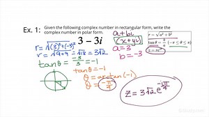 How to Convert Complex Numbers from Rectangular to Polar Form | Precalculus | Study.com