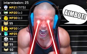 STOP CHEATING He THINKS I have AIMBOT (RAGE REACTIONS)