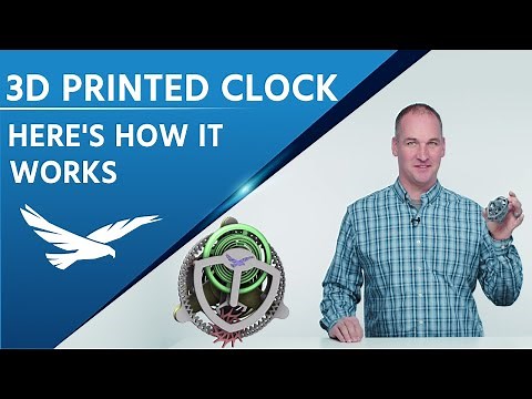 HP 3D Printed Clock Mechanism! Here’s How it Works