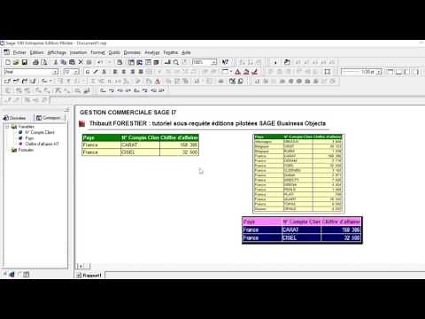 SAGE Business Objects-driven editions: Using a subquery