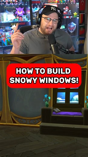 MusclebrahTV on Instagram: "How to build SNOWY WINDOWS! Decor Checklist: 🪨Base: 6x Silvermoon Interior Wall 1x Goldshire Window 4x Stormwind Beam Platform 2x Elegant Padded Divan 1x Open Tome of the Dragon's Dedication 🏰Building: 2x Circular Woolen Rug 1x Elegant Carved Door 1x Starry Scrying Pool 🌸Decoration: 2x Duskwood Shadebrush 2x Elegant Seat Cushion 1x Small Boxwood Bush 1x Stormwind Lamppost 2x Spiritbloom Flower 🎨Dyes: 4x Bone-White Dy ⚪️"