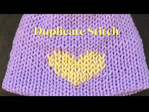 How To Do A Duplicate Stitch | Super Easy Addi | Sentro | Circular Knitting